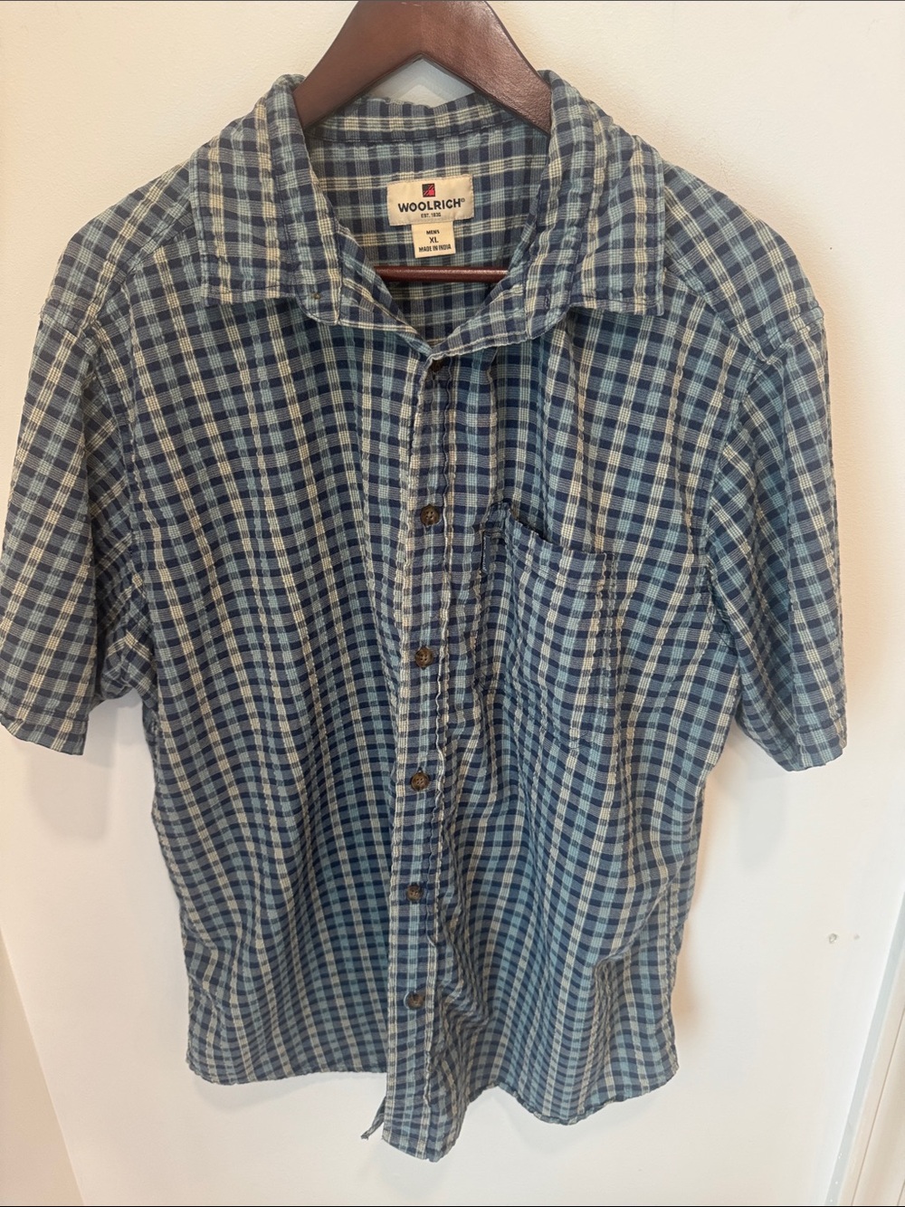 MUST-HAVE Woolrich Plaid Button Up Shirt - The Ultimate Casual Staple- XL